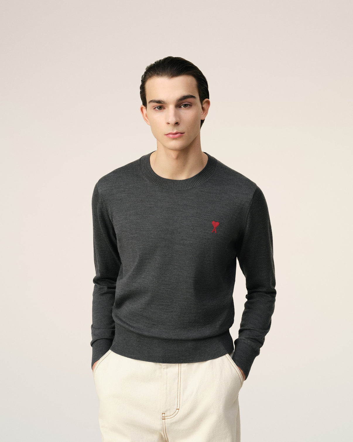 Red Crew Neck Sweater