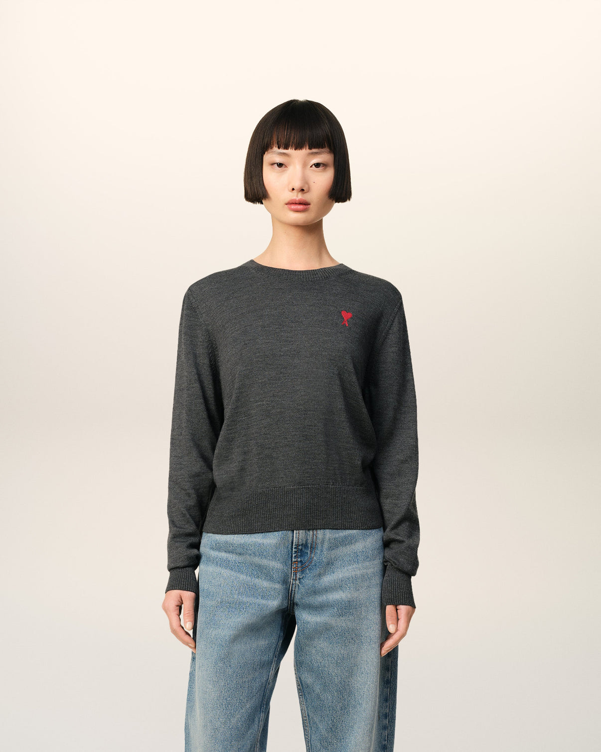 Red Crew Neck Sweater