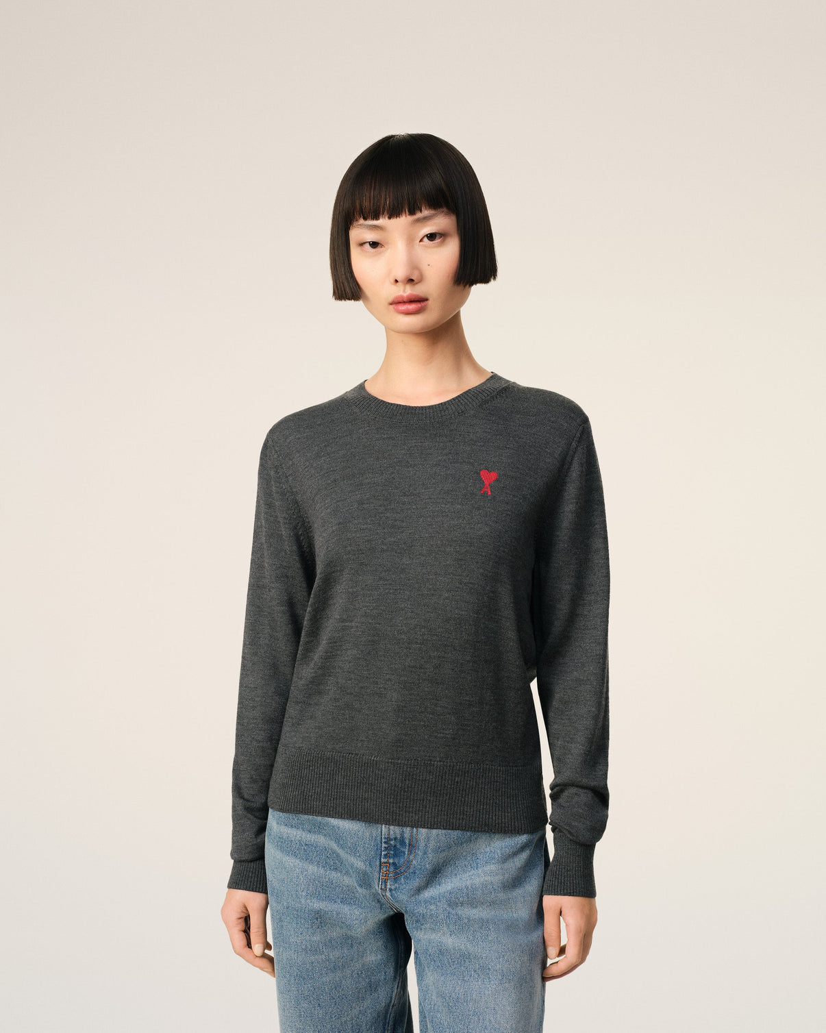 Red Crew Neck Sweater