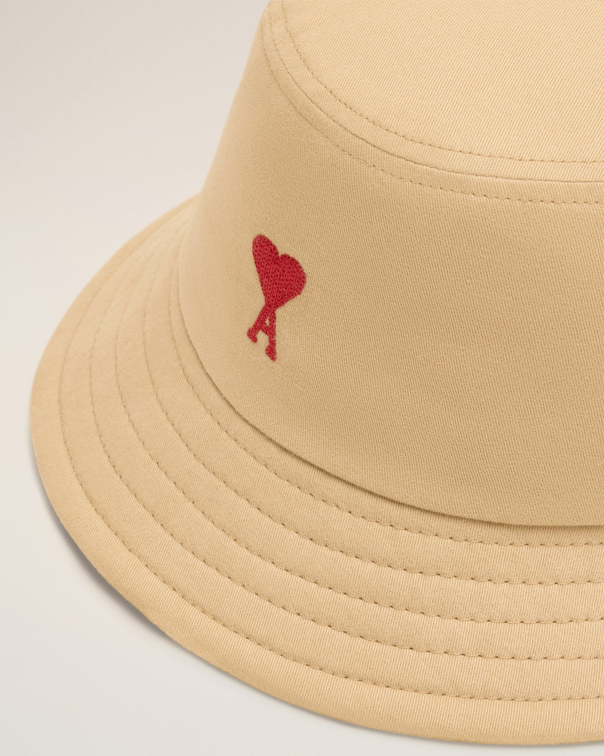 Red Embroidery Bucket Hat