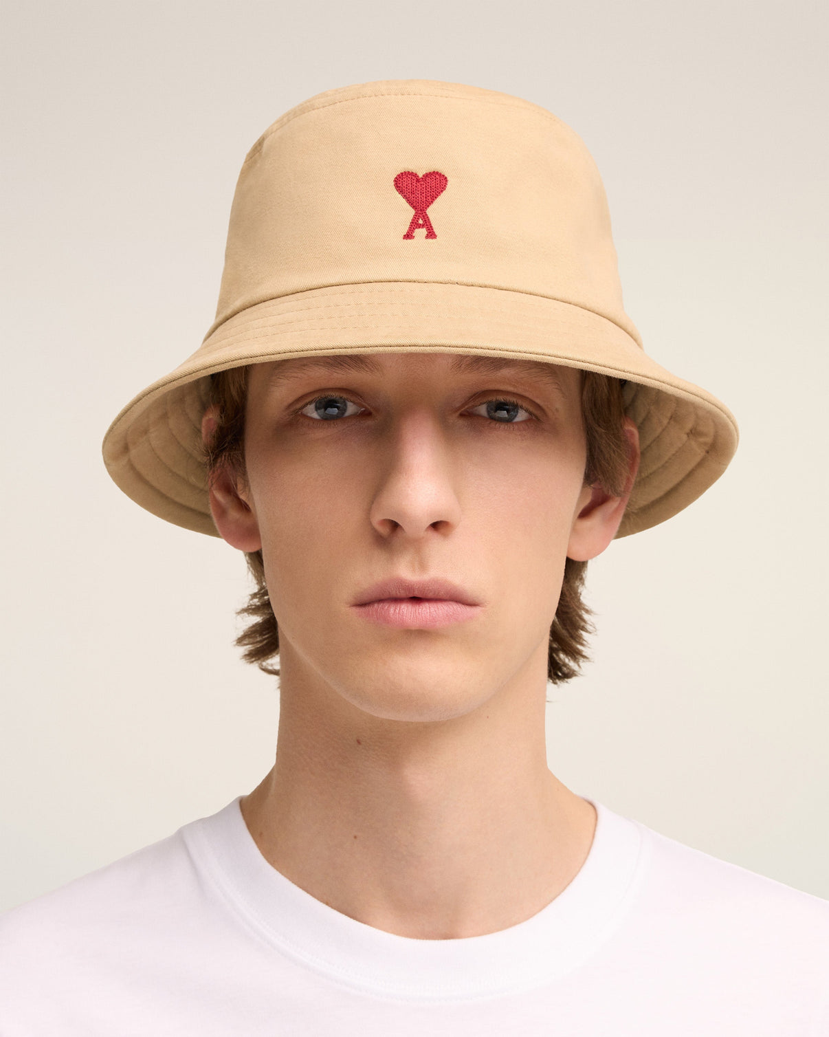 Red Embroidery Bucket Hat