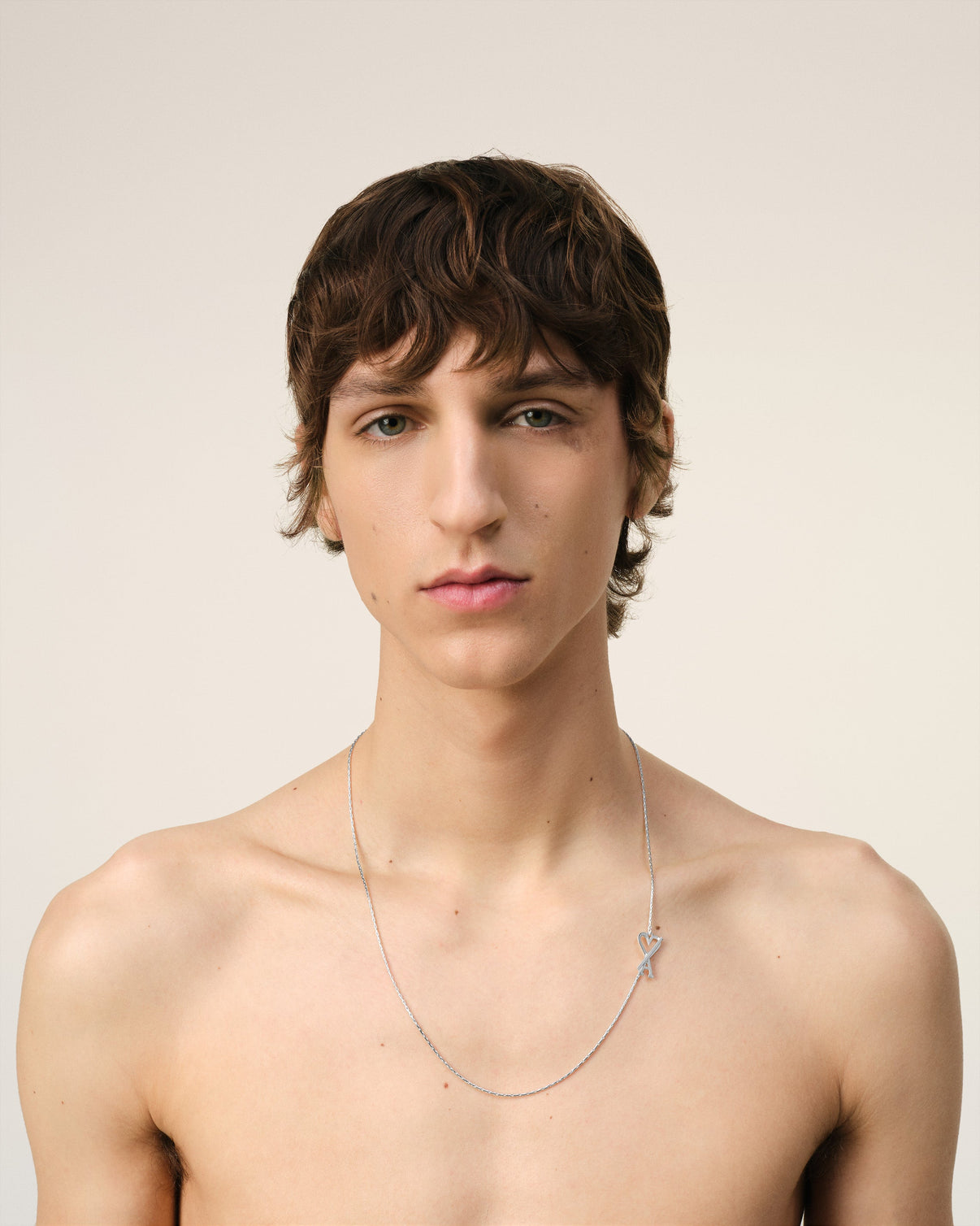 Silver Brass Chain Necklace