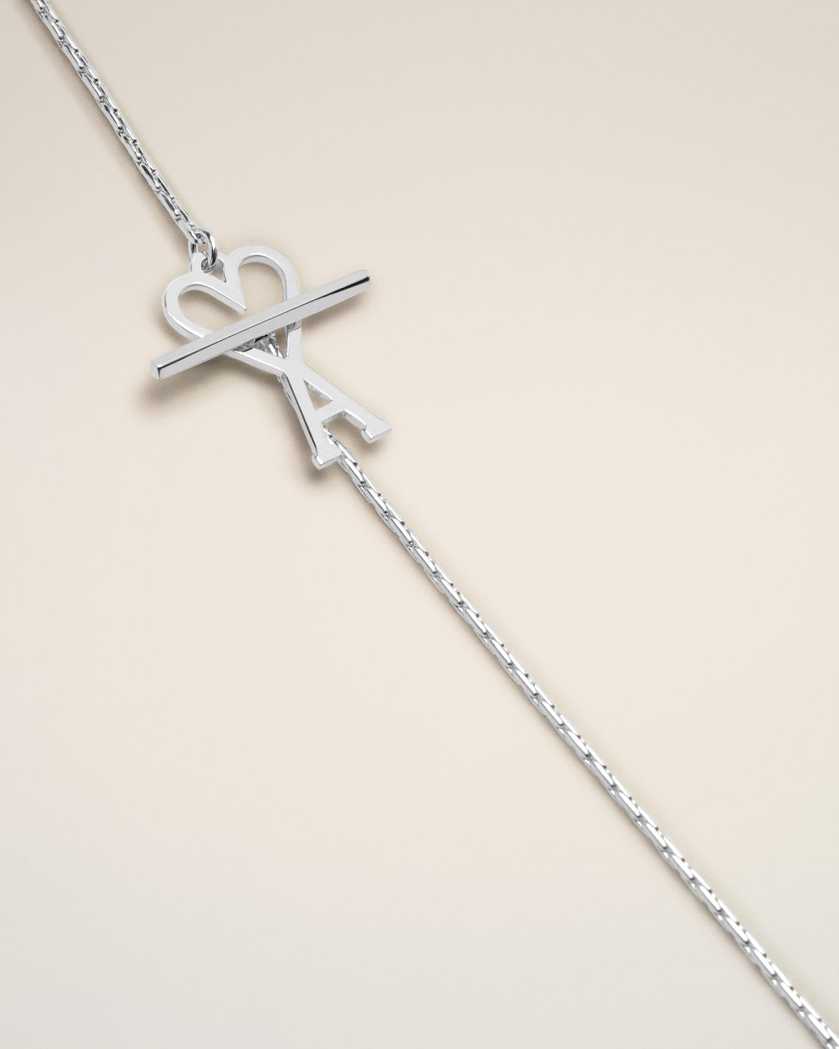 Silver Brass Chain Necklace