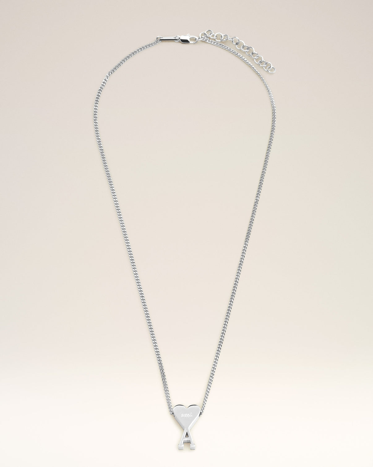 Silver Brass Pendant Necklace