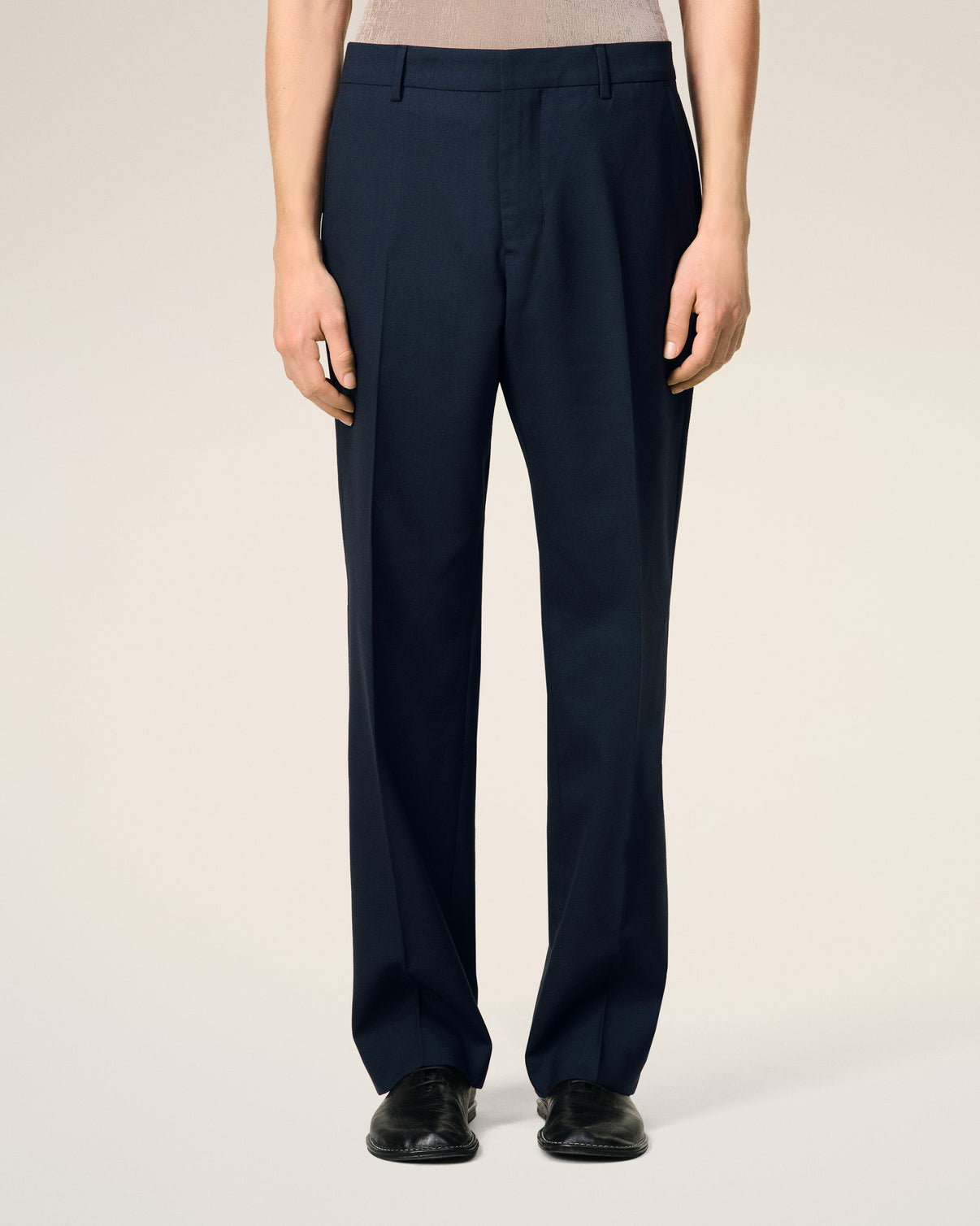 Straight Fit Trousers