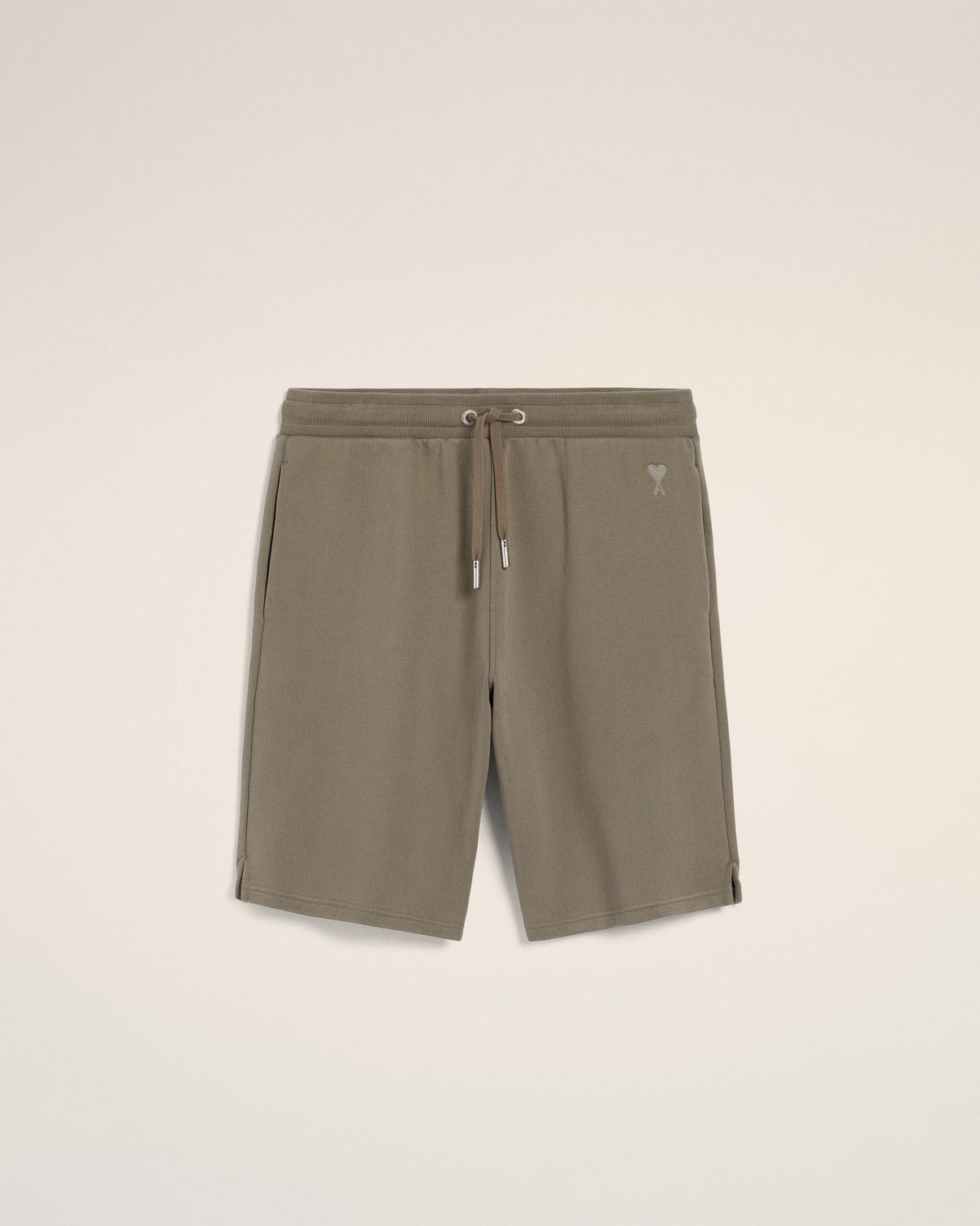 Taupe Cotton Short