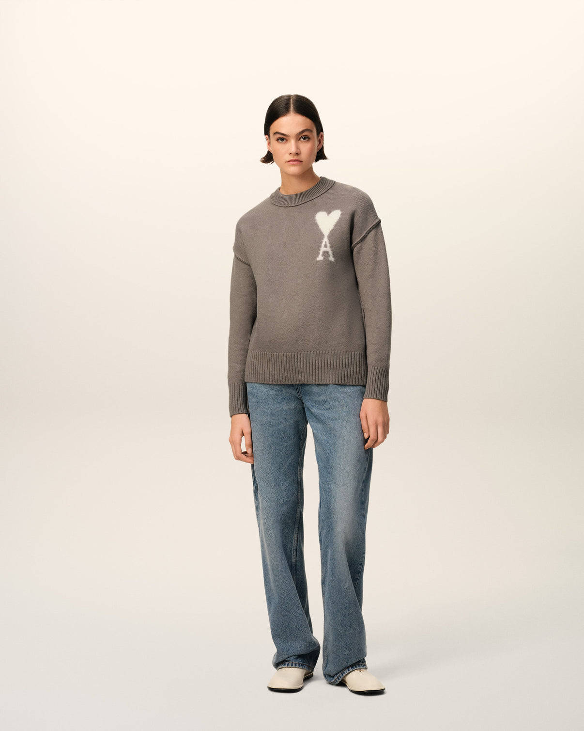 Taupe Wool Sweater