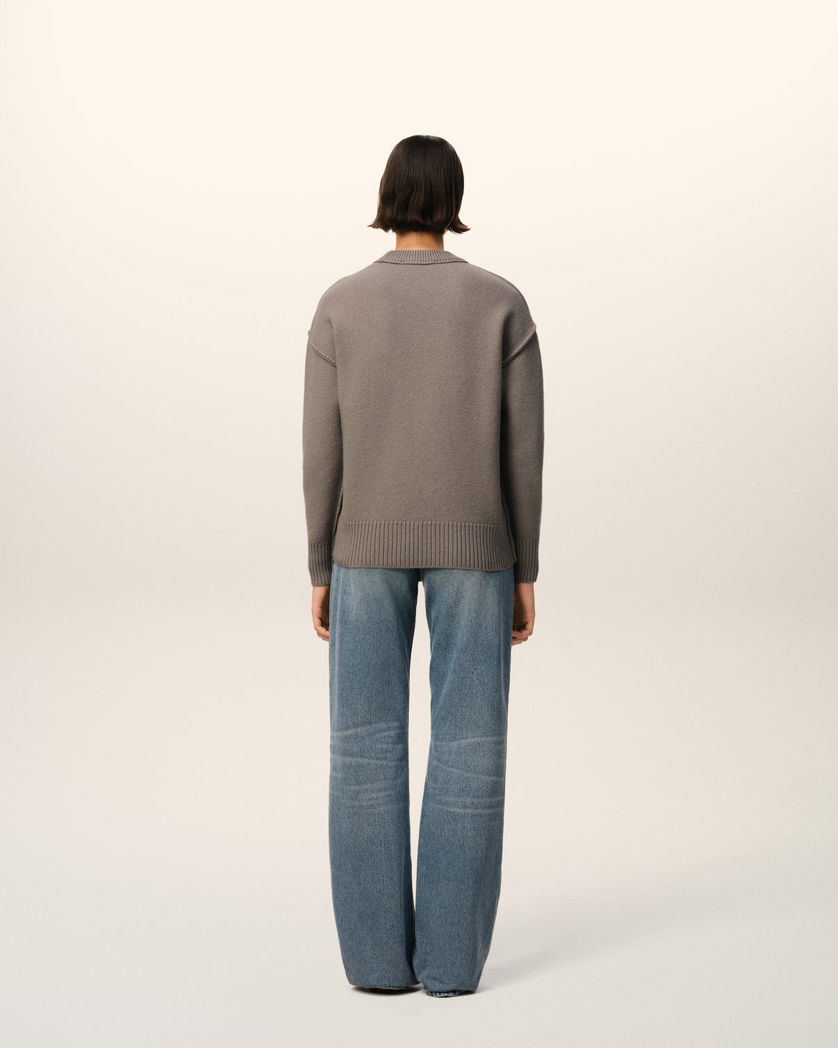 Taupe Wool Sweater