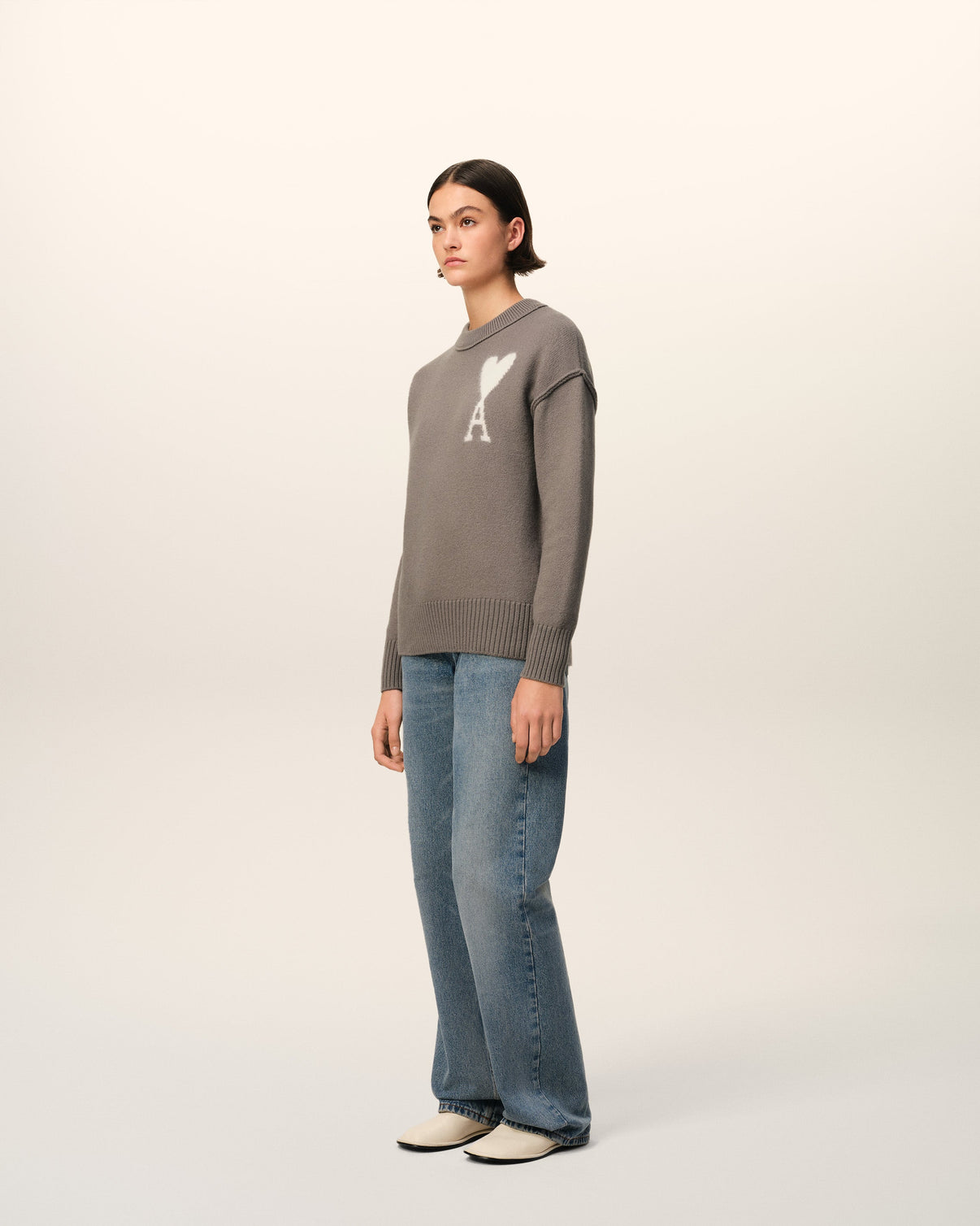 Taupe Wool Sweater