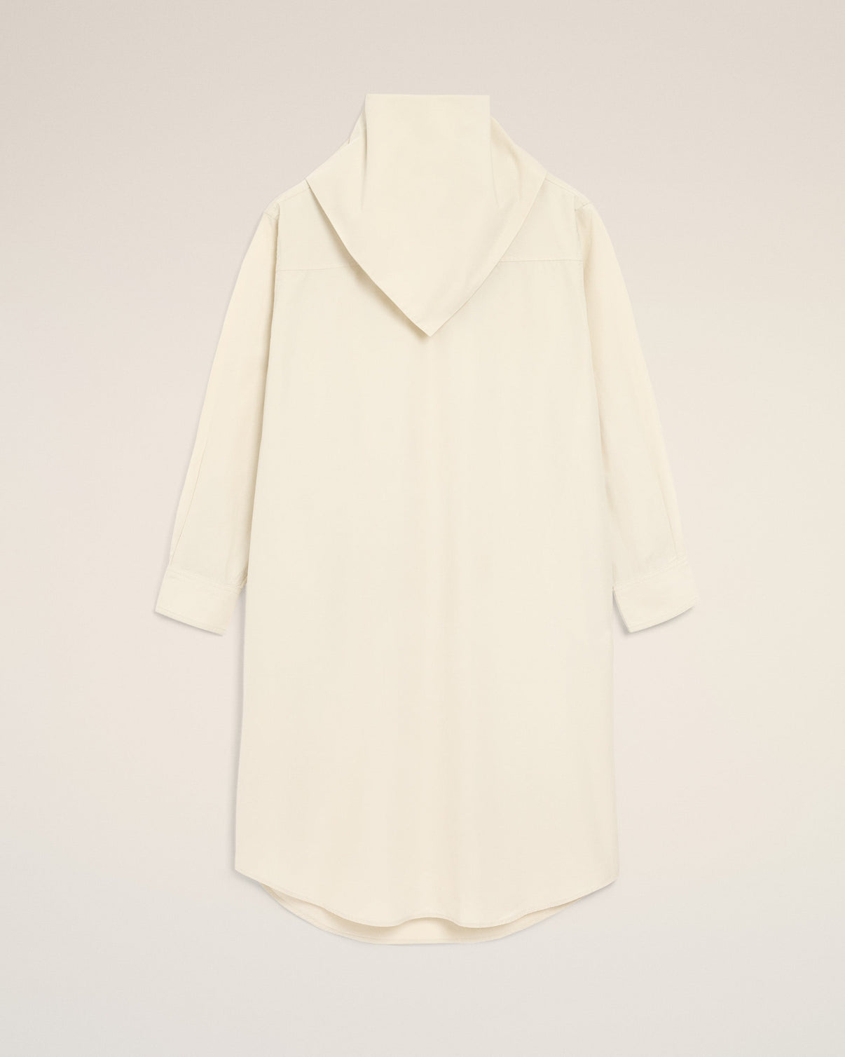 White Cotton Bandana Midi Dress
