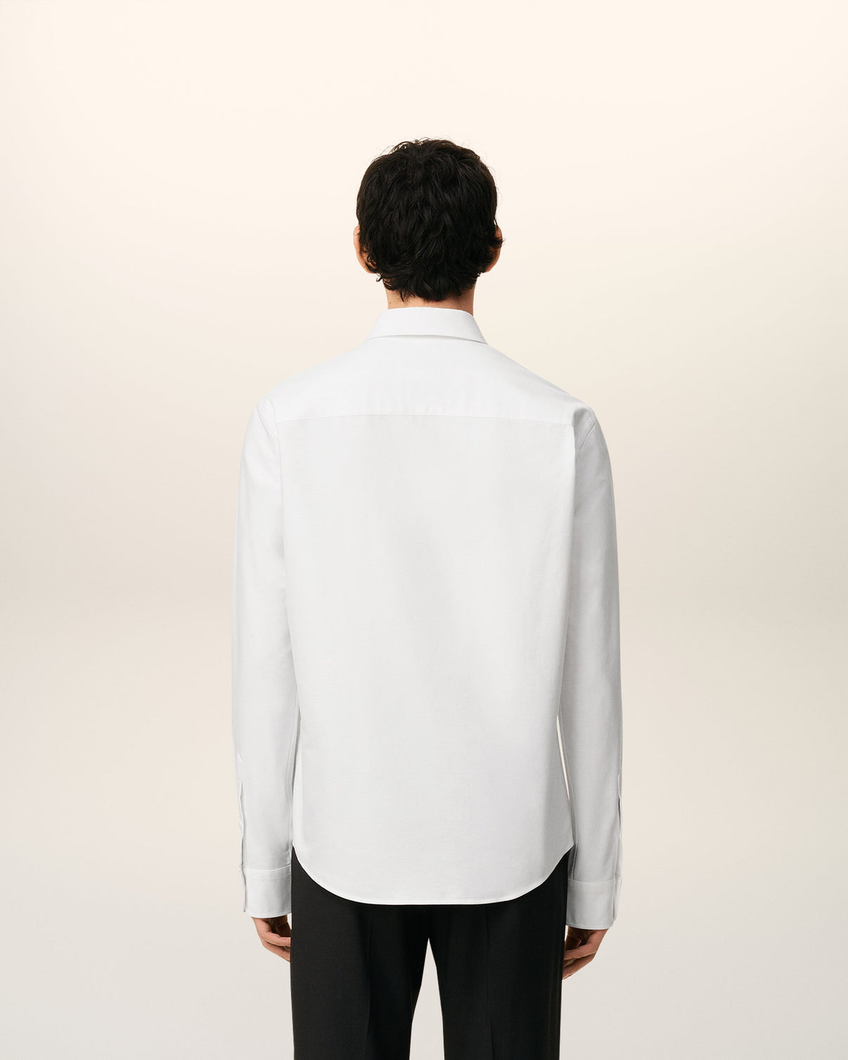 White Cotton Button Down Shirt