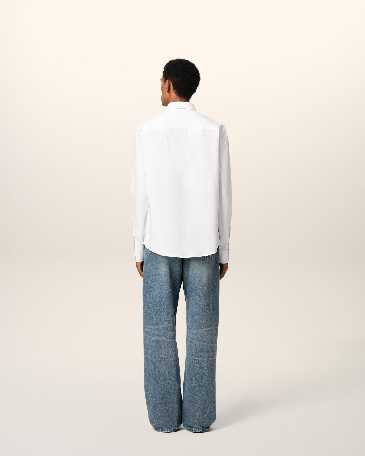 White Cotton Button Down Shirt