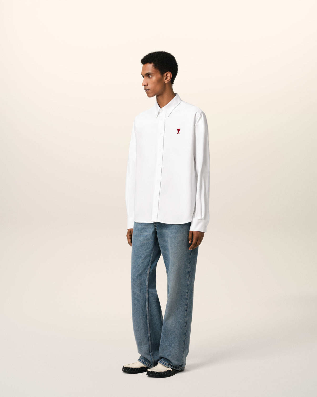 White Cotton Button Down Shirt