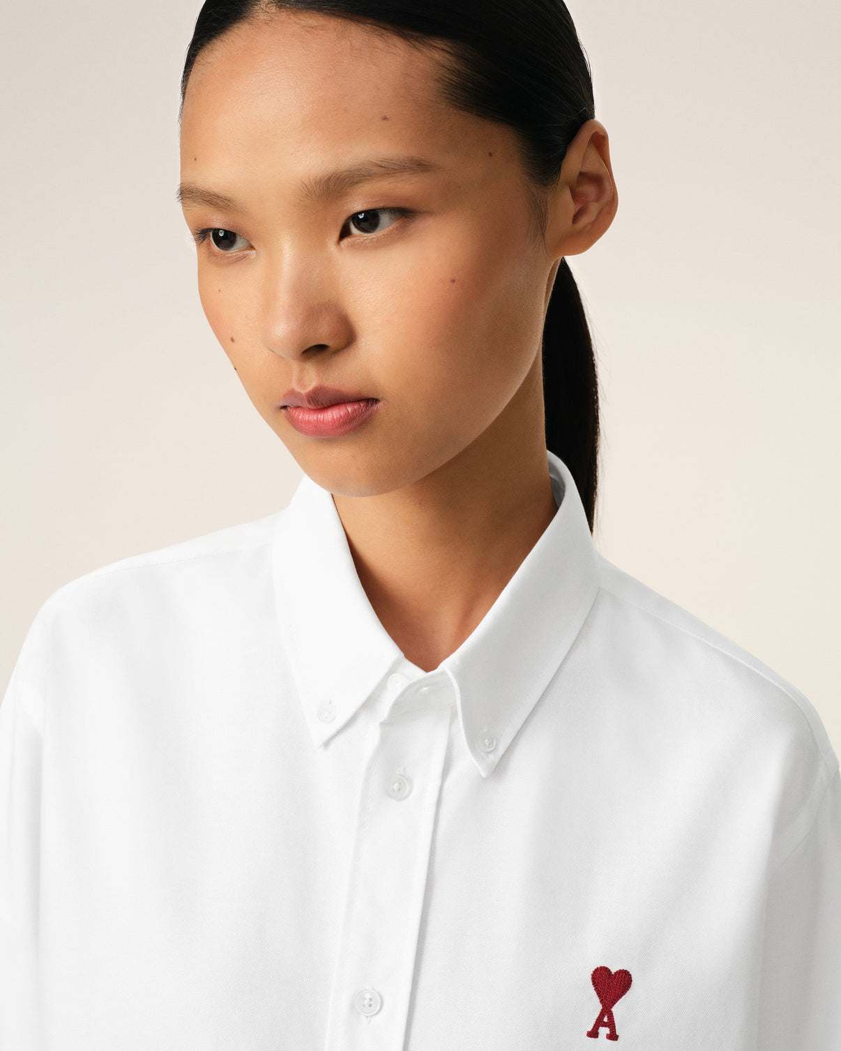 White Cotton Button Down Shirt