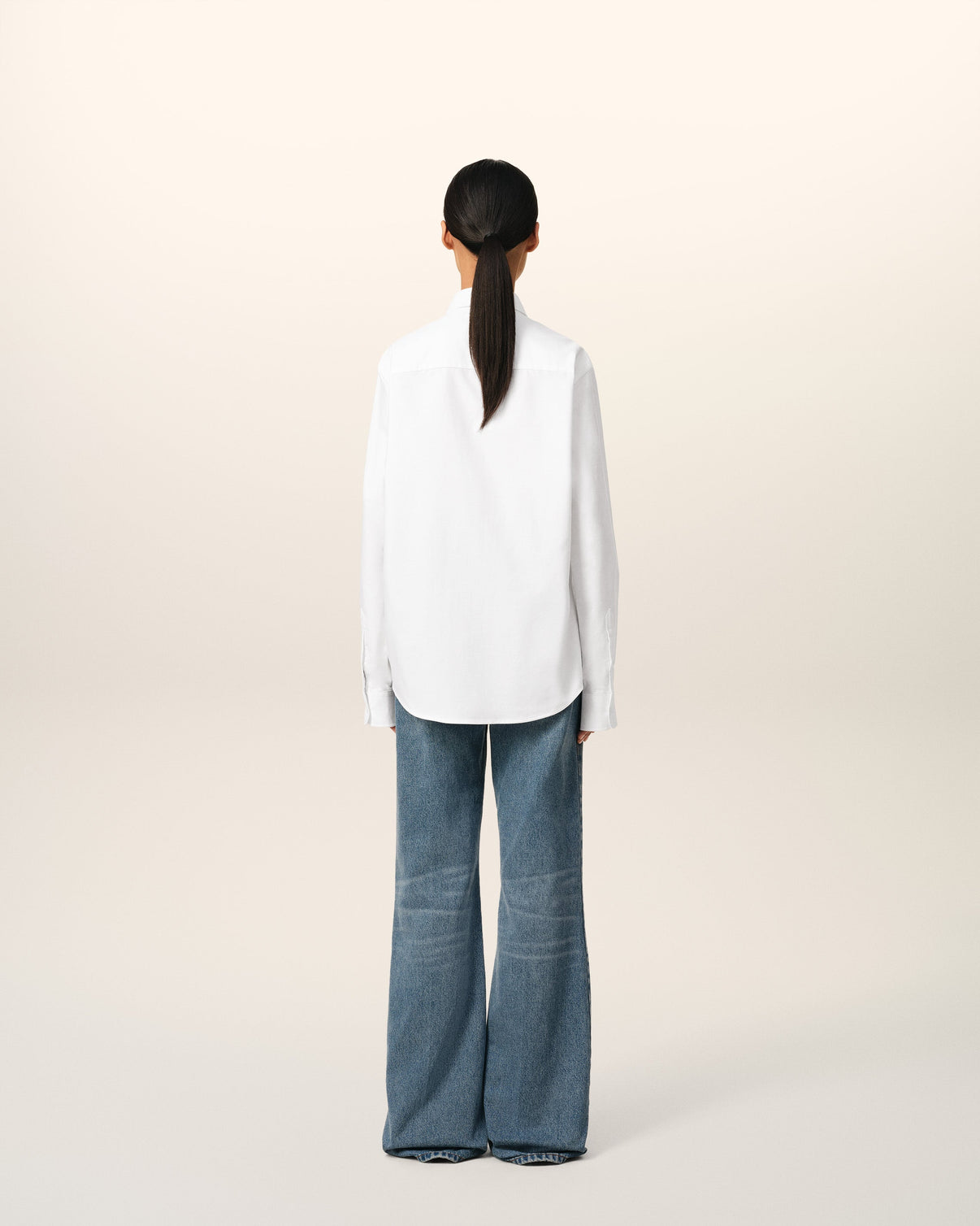 White Cotton Button Down Shirt