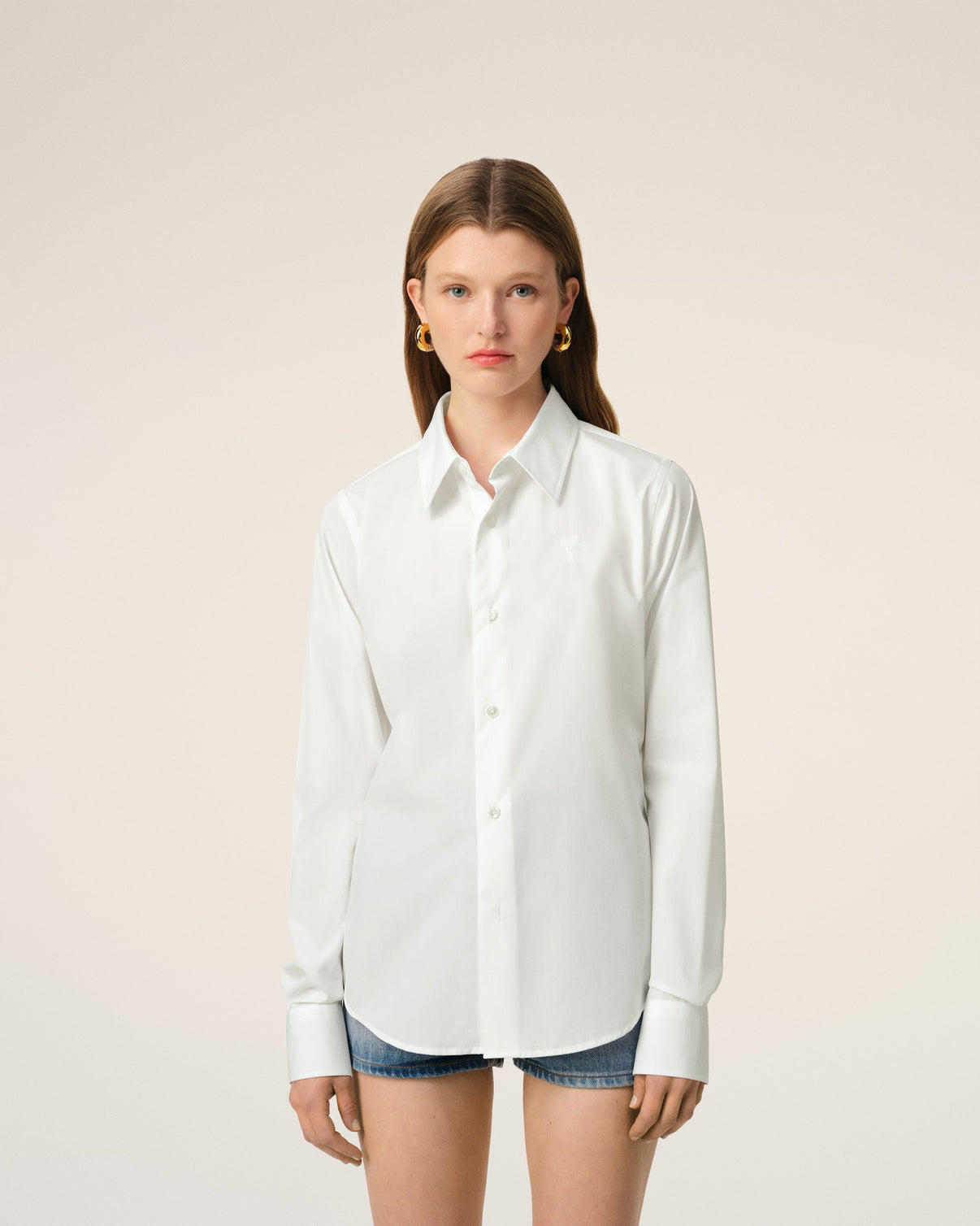 White Cotton Classic Shirt
