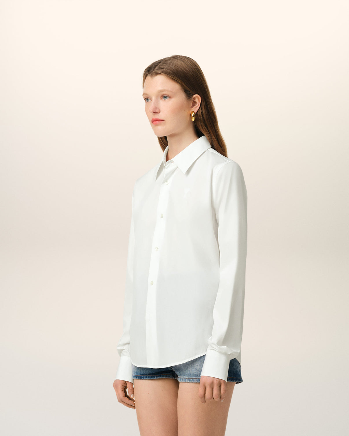 White Cotton Classic Shirt