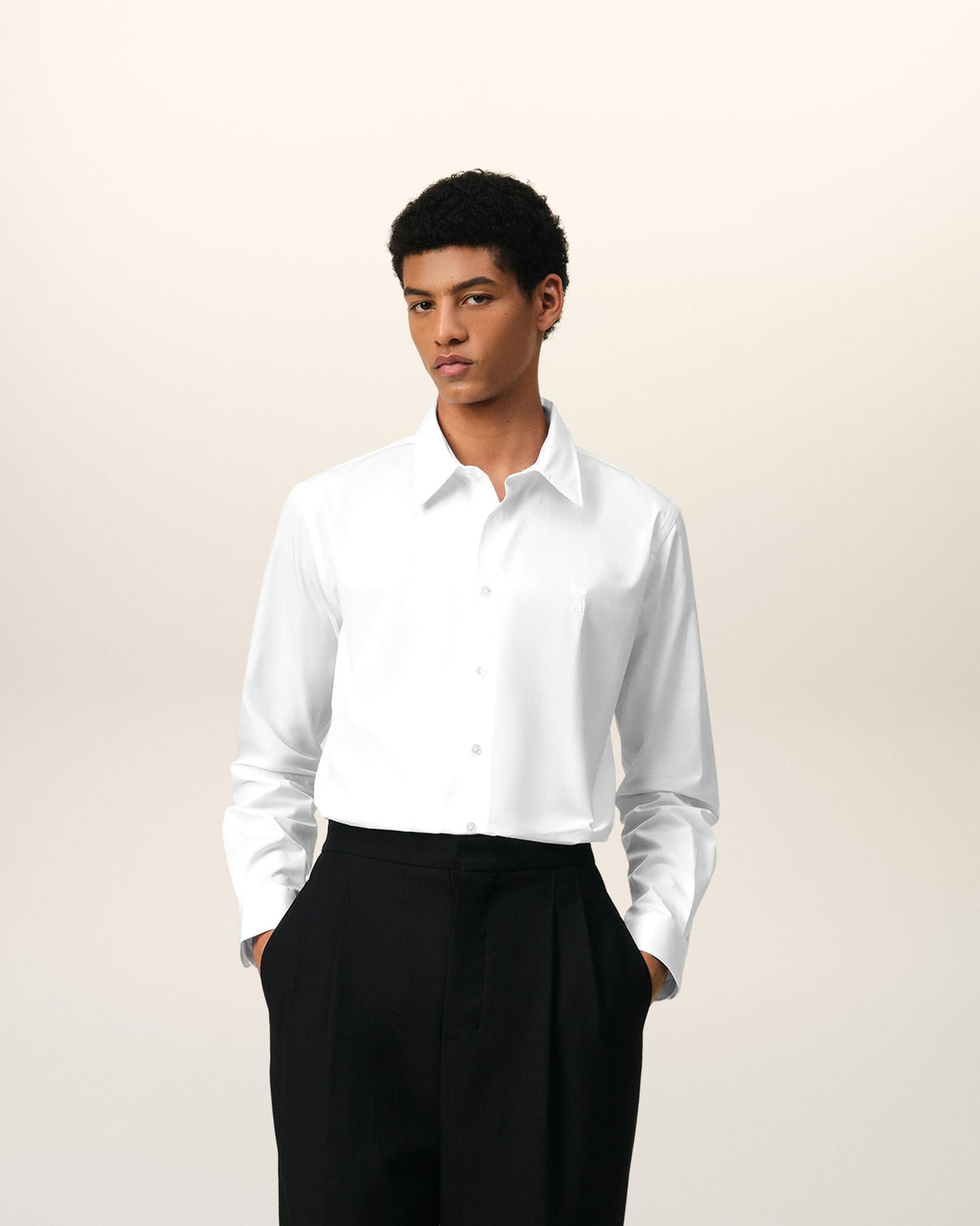 White Cotton Classic Shirt