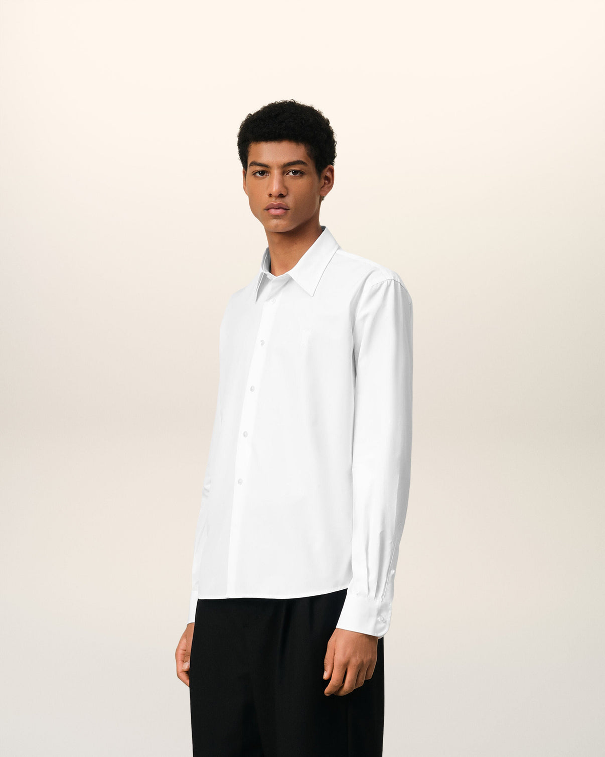 White Cotton Classic Shirt