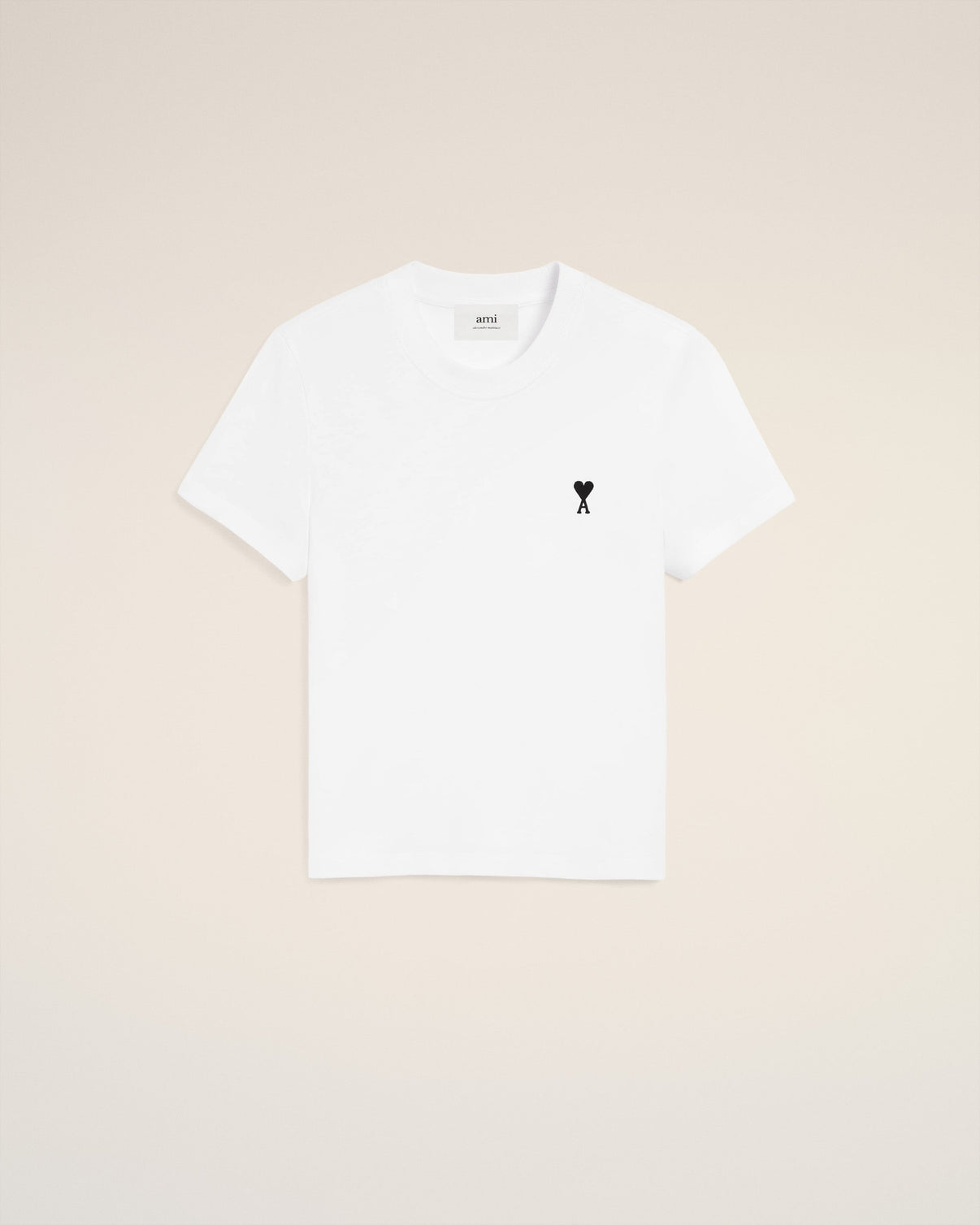 White Cotton Cropped T-shirt