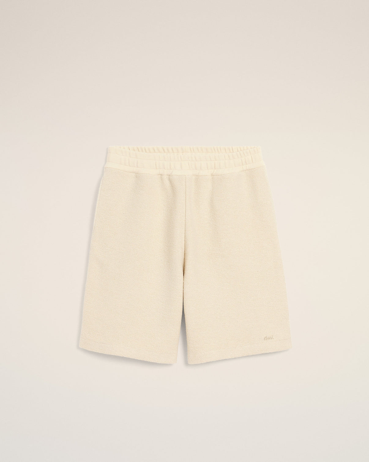 White Cotton Curly fleece Short