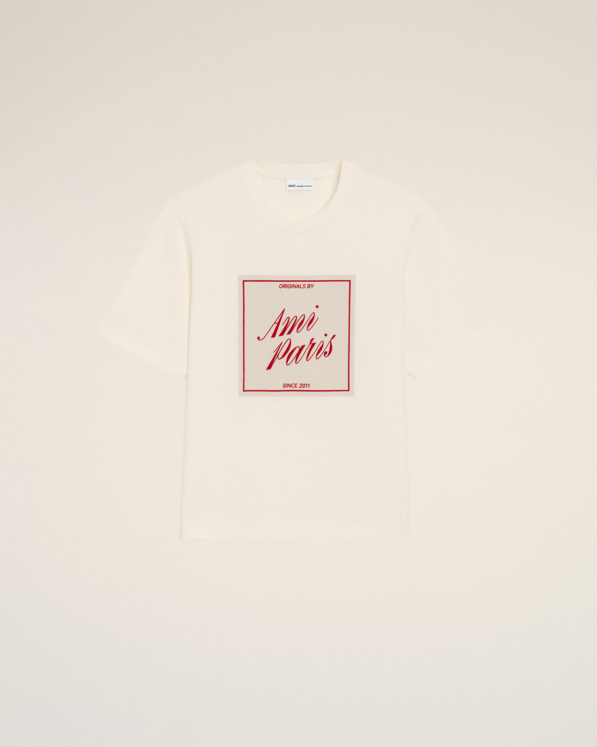 White Cotton Heritage Print T-shirt