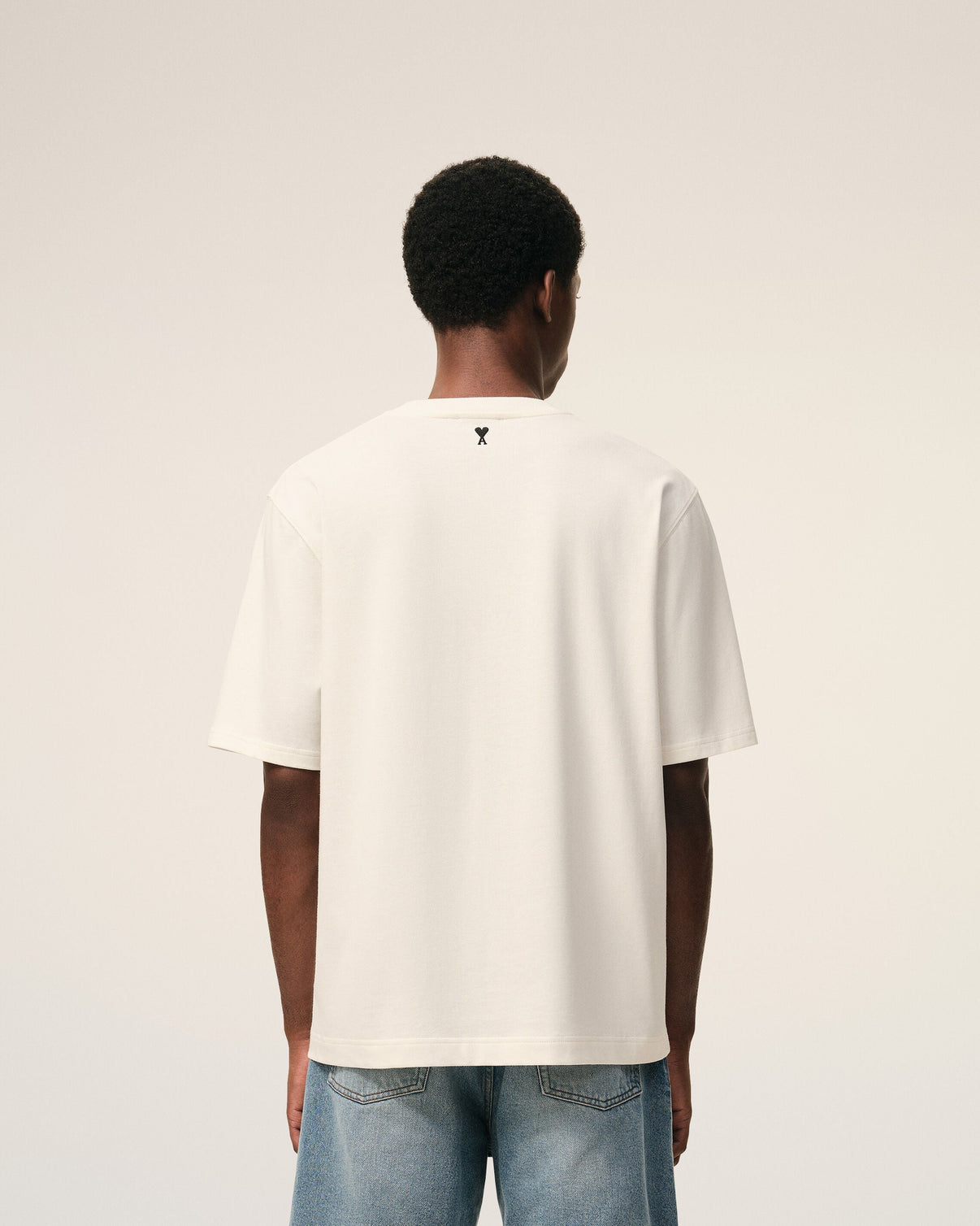 White Cotton Heritage Print T-shirt