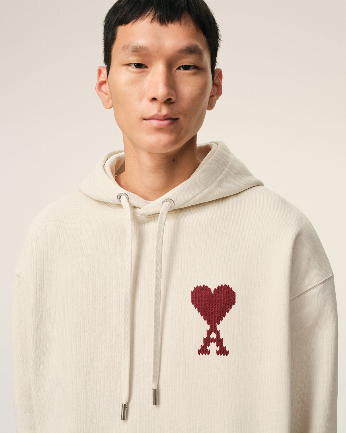 White Cotton Hoodie