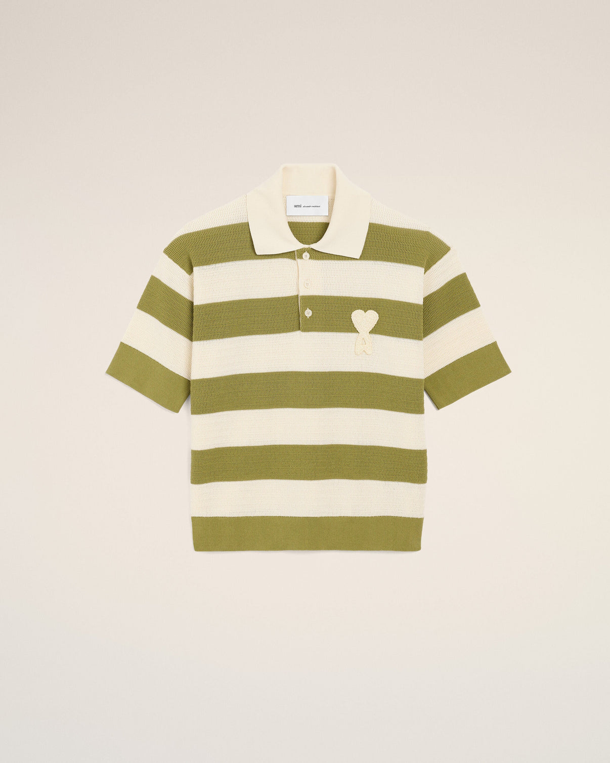 White Cotton Short Sleeves Polo