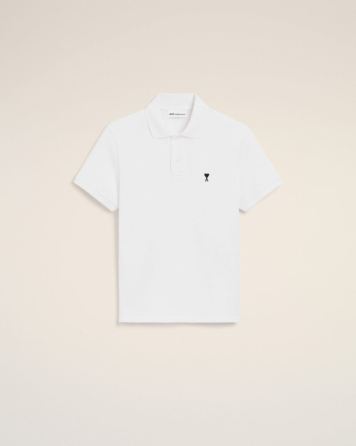 White Cotton Short Sleeves Polo Shirt