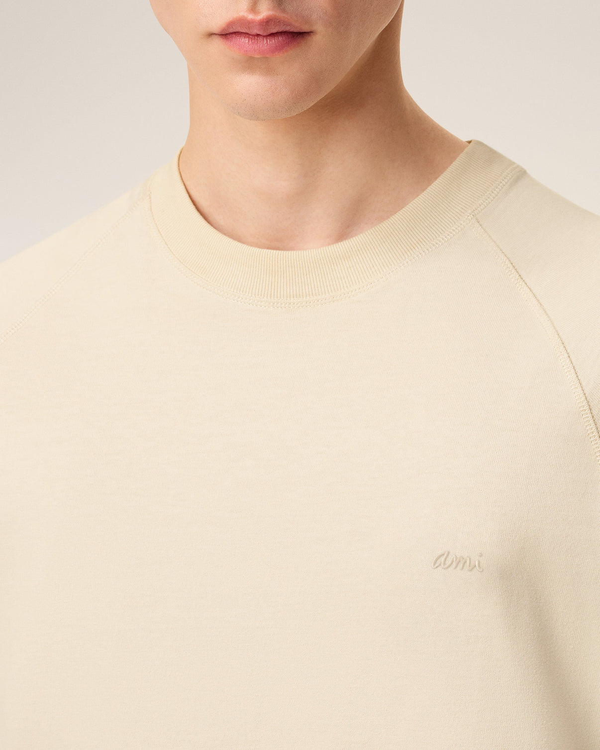 White Cotton Short Sleeves T-shirt