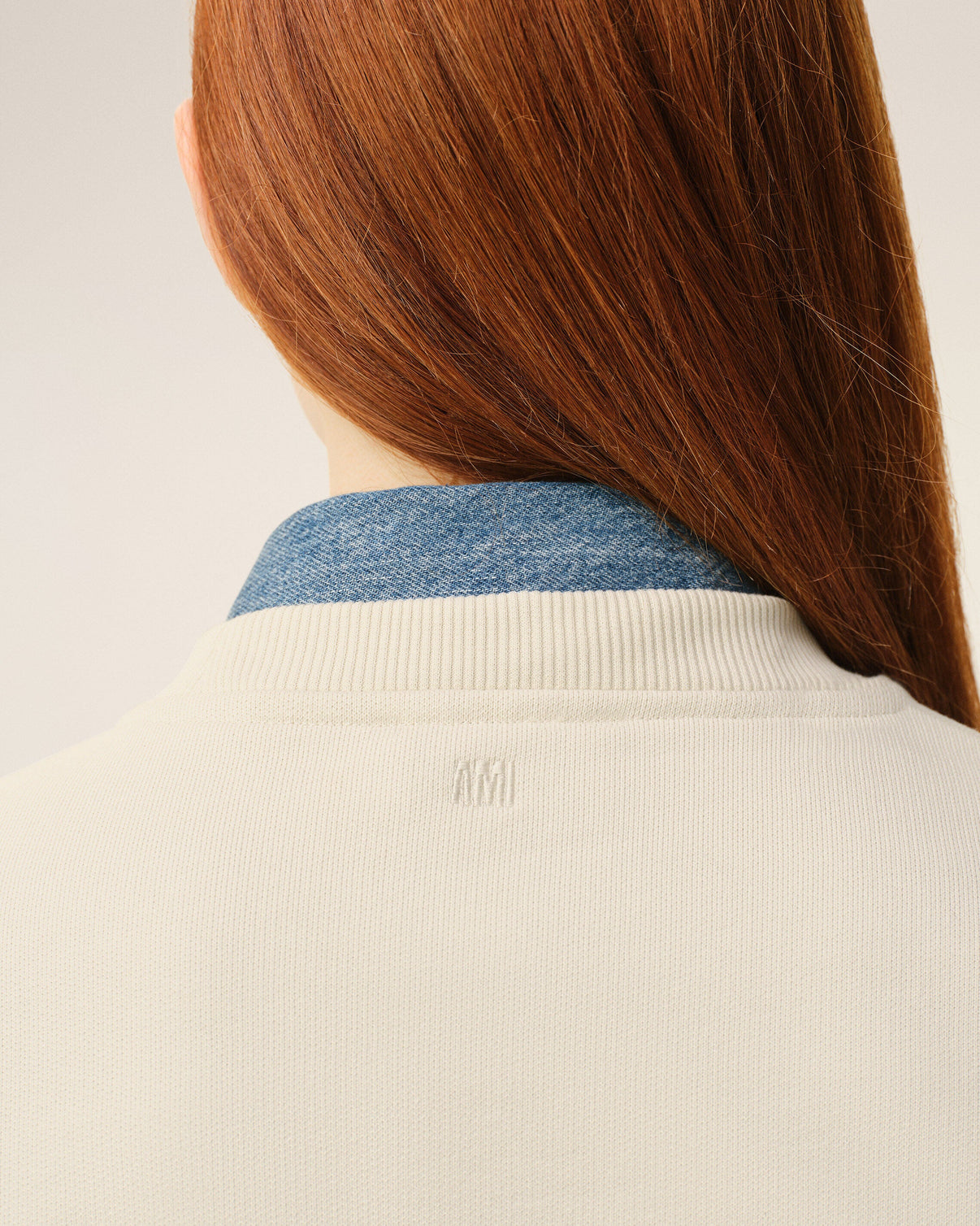 White Cotton Sweatshirt