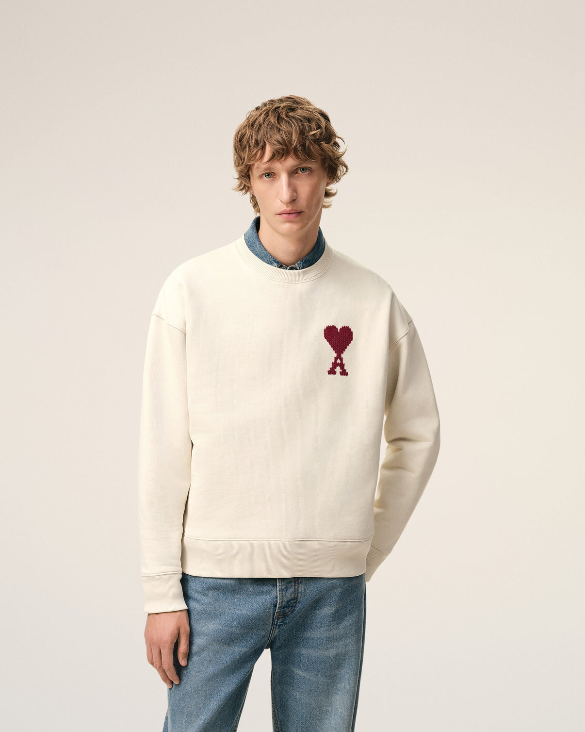 White Cotton Sweatshirt