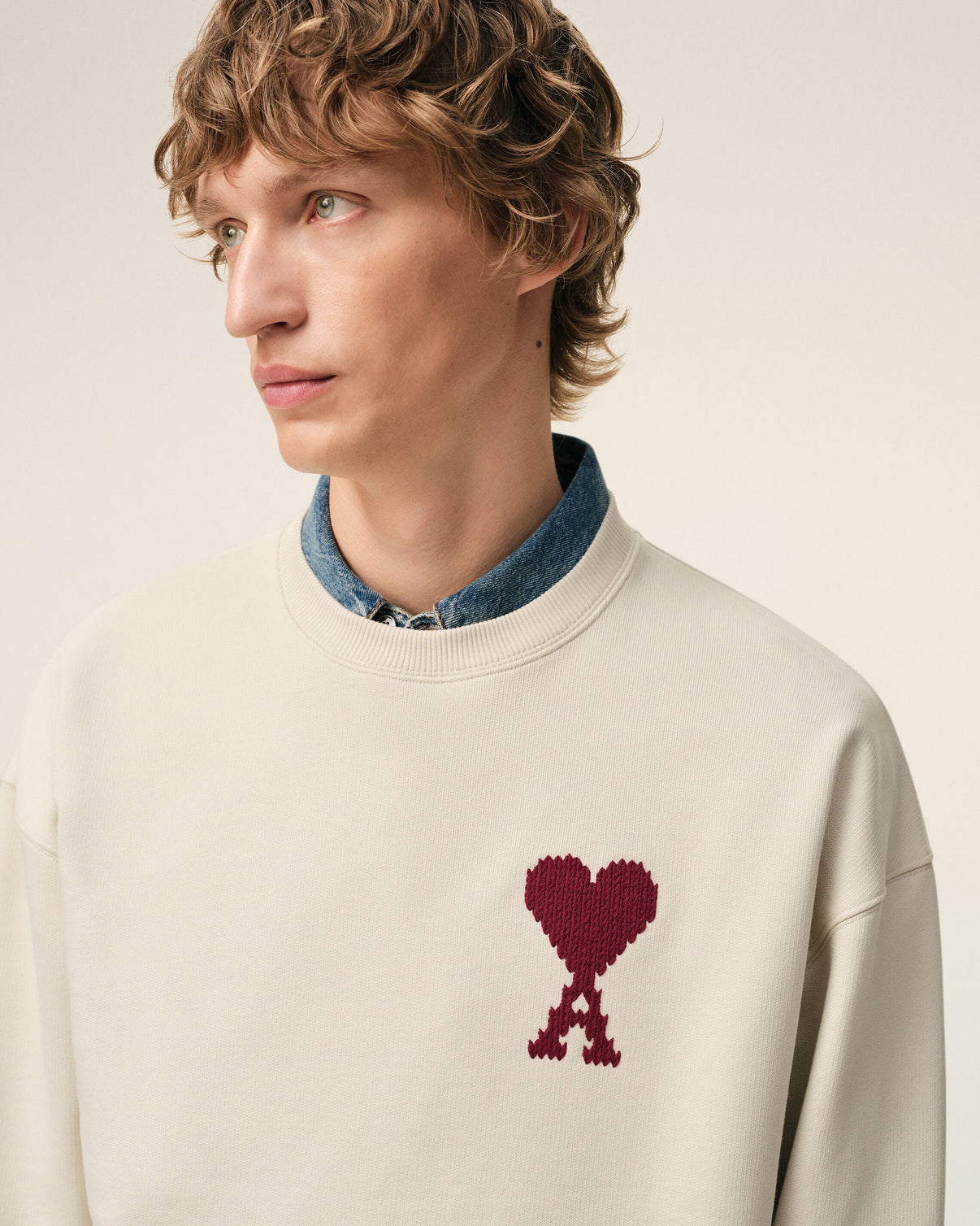 White Cotton Sweatshirt
