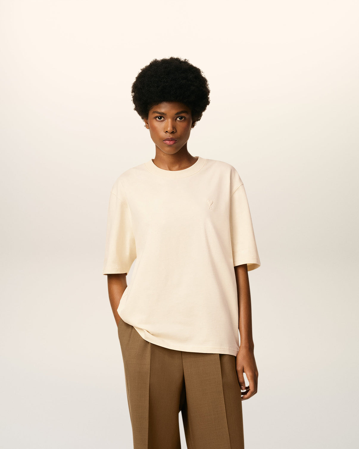 White Cotton T-shirt
