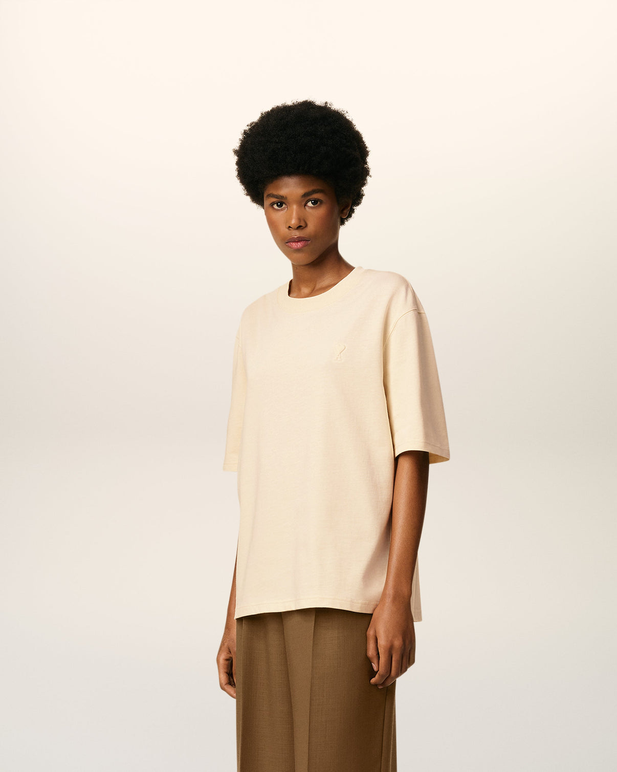 White Cotton T-shirt