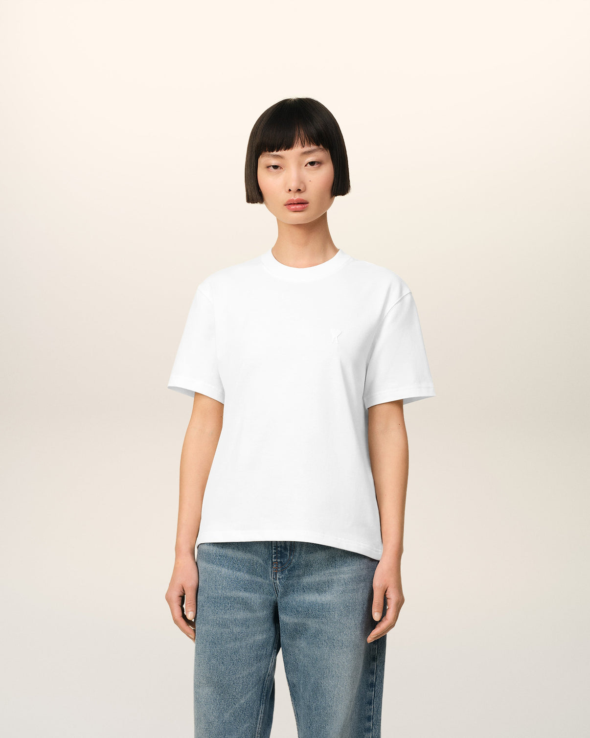 White Cotton T-shirt
