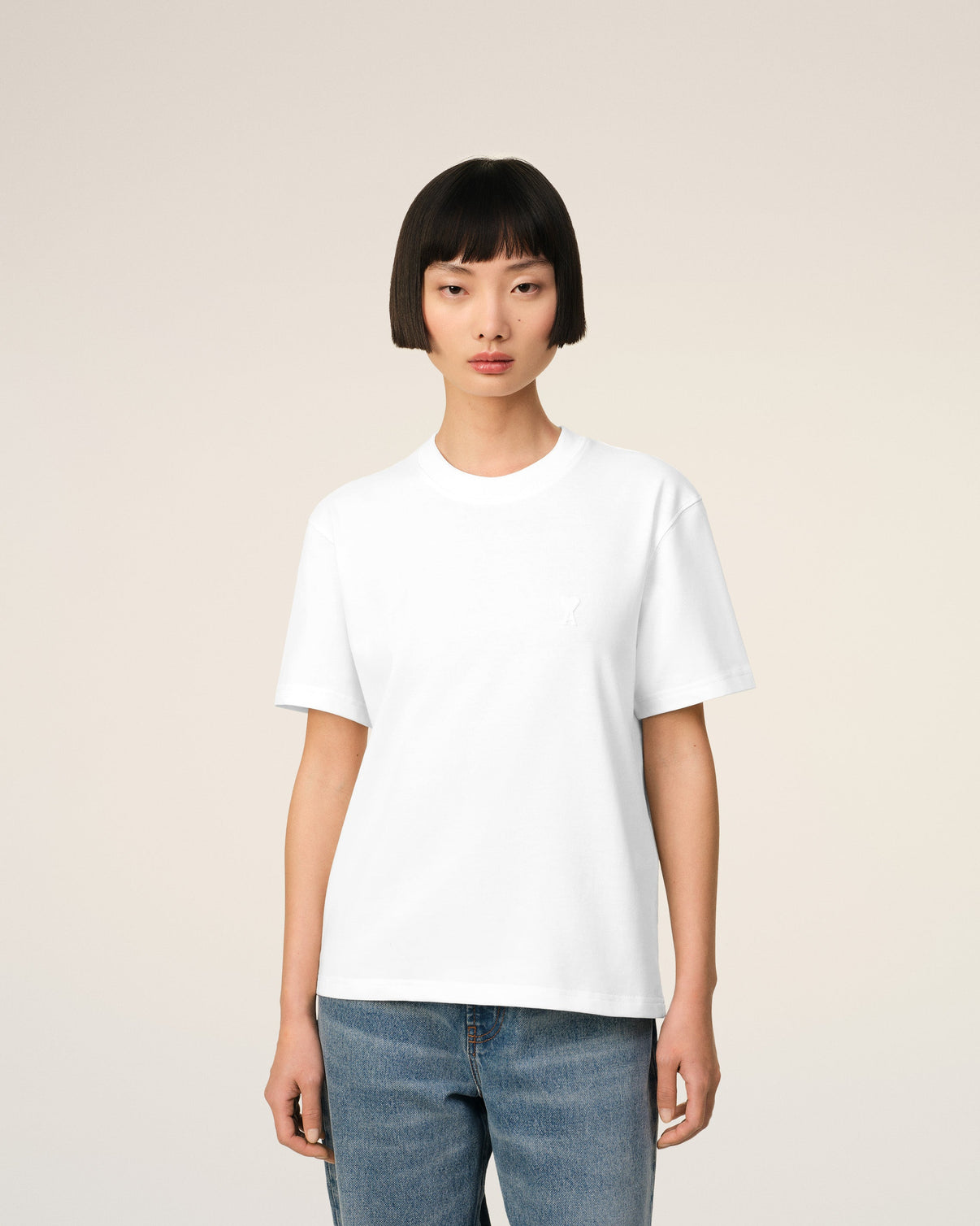 White Cotton T-shirt