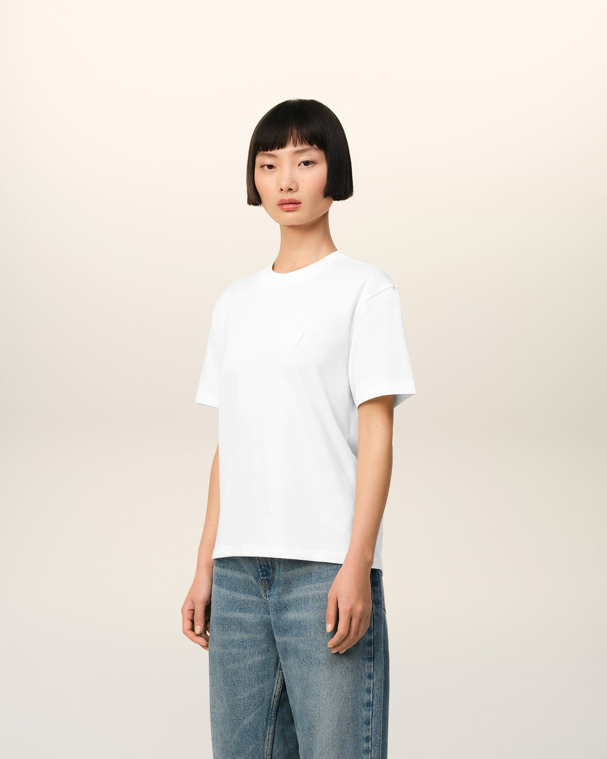 White Cotton T-shirt