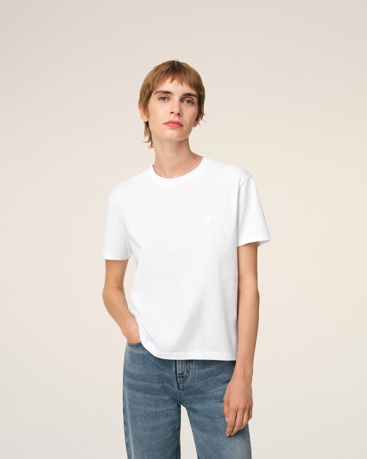 White Cotton T-shirt