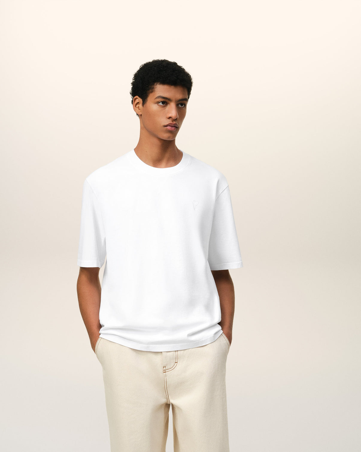 White Cotton T-shirt