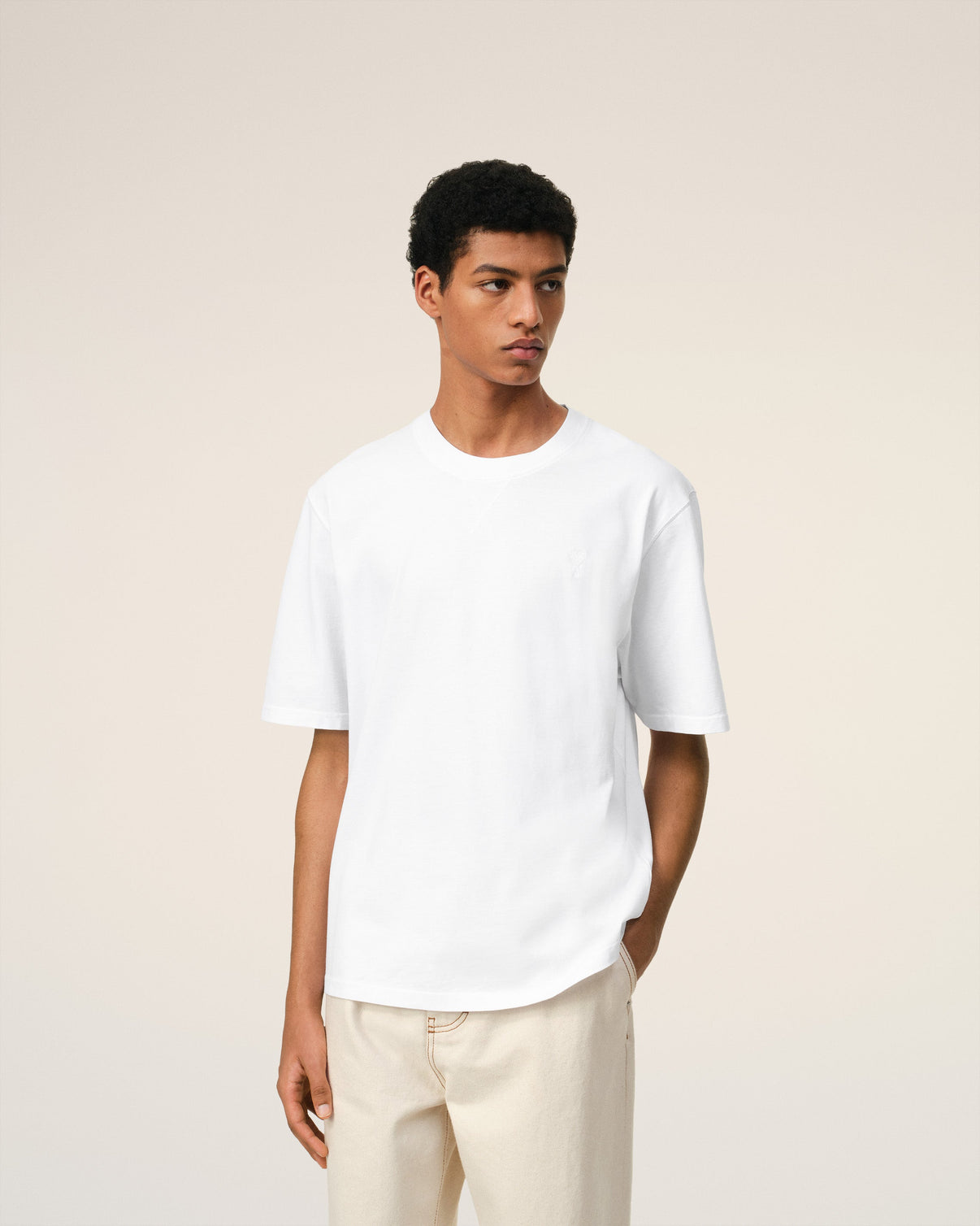 White Cotton T-shirt