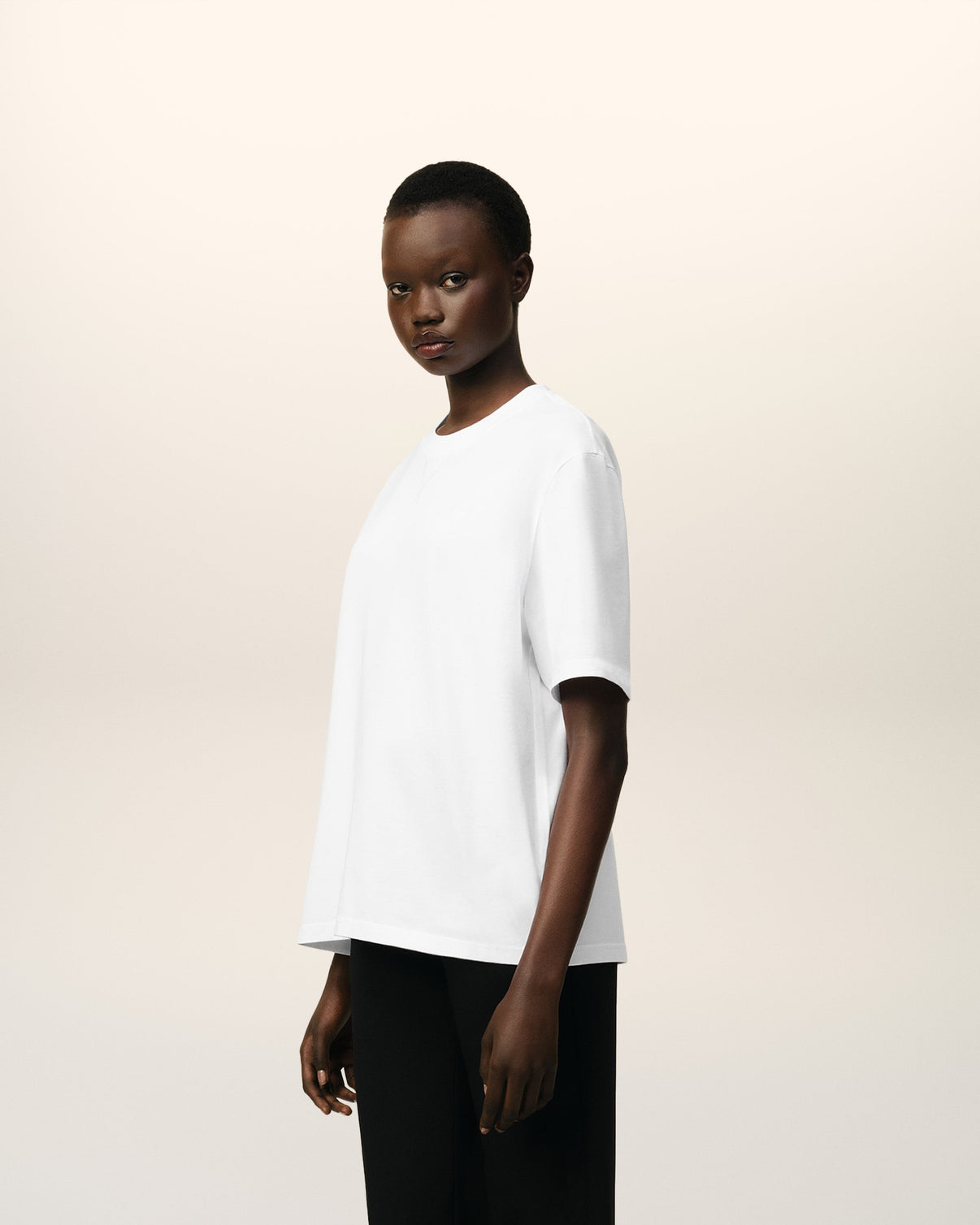 White Cotton T-shirt