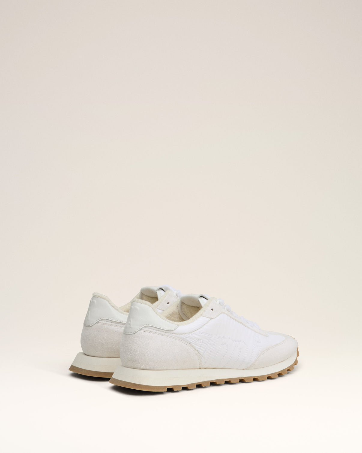 White Nylon New Rush Sneakers