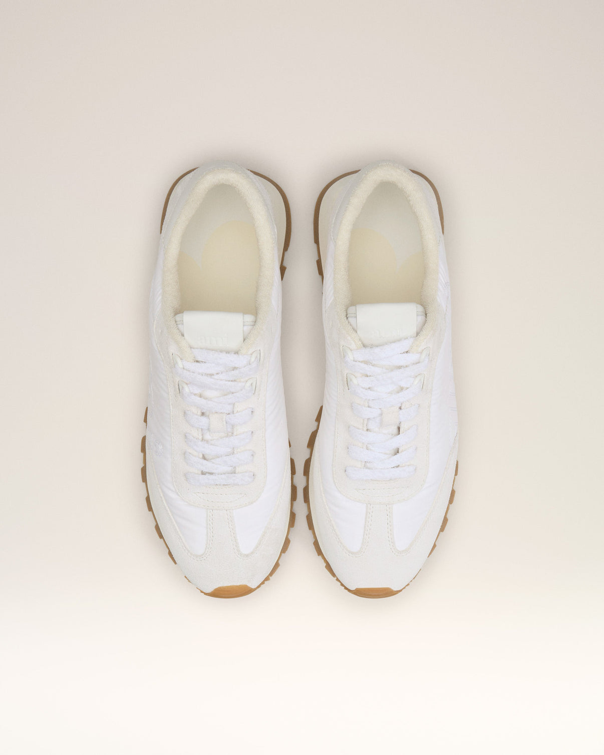 White Nylon New Rush Sneakers