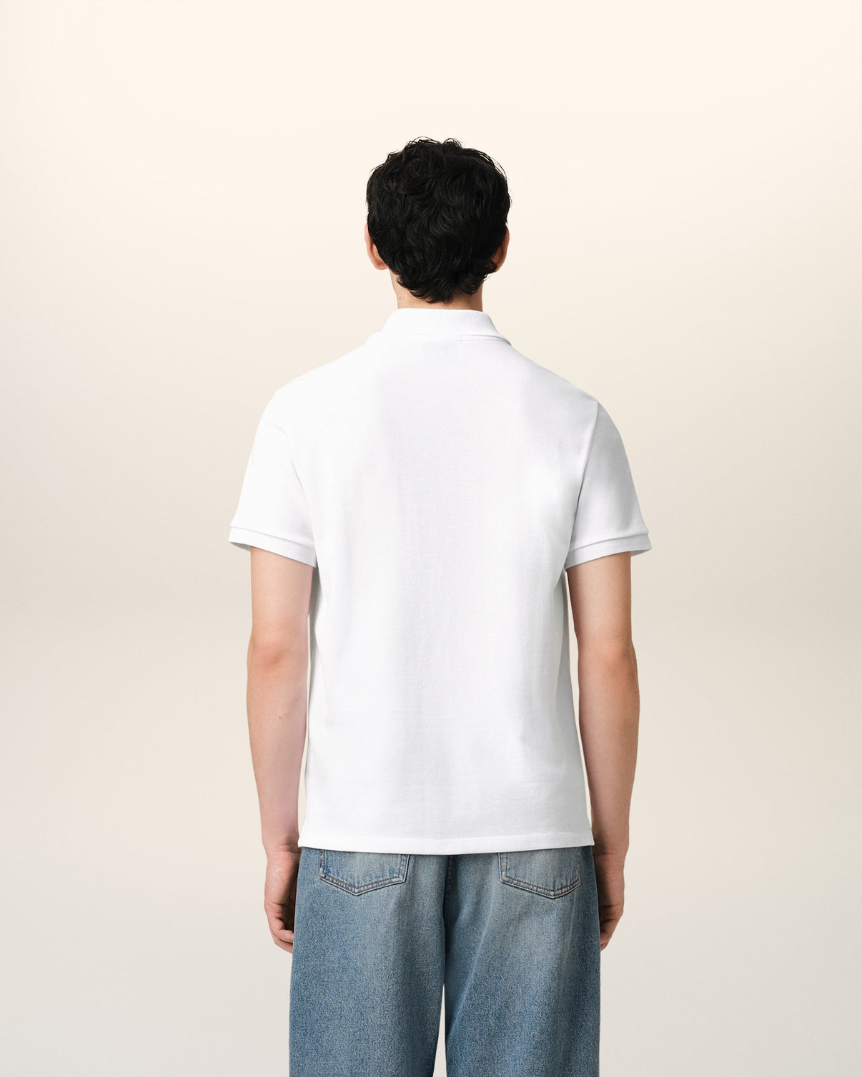 White Organic Cotton Polo Shirt