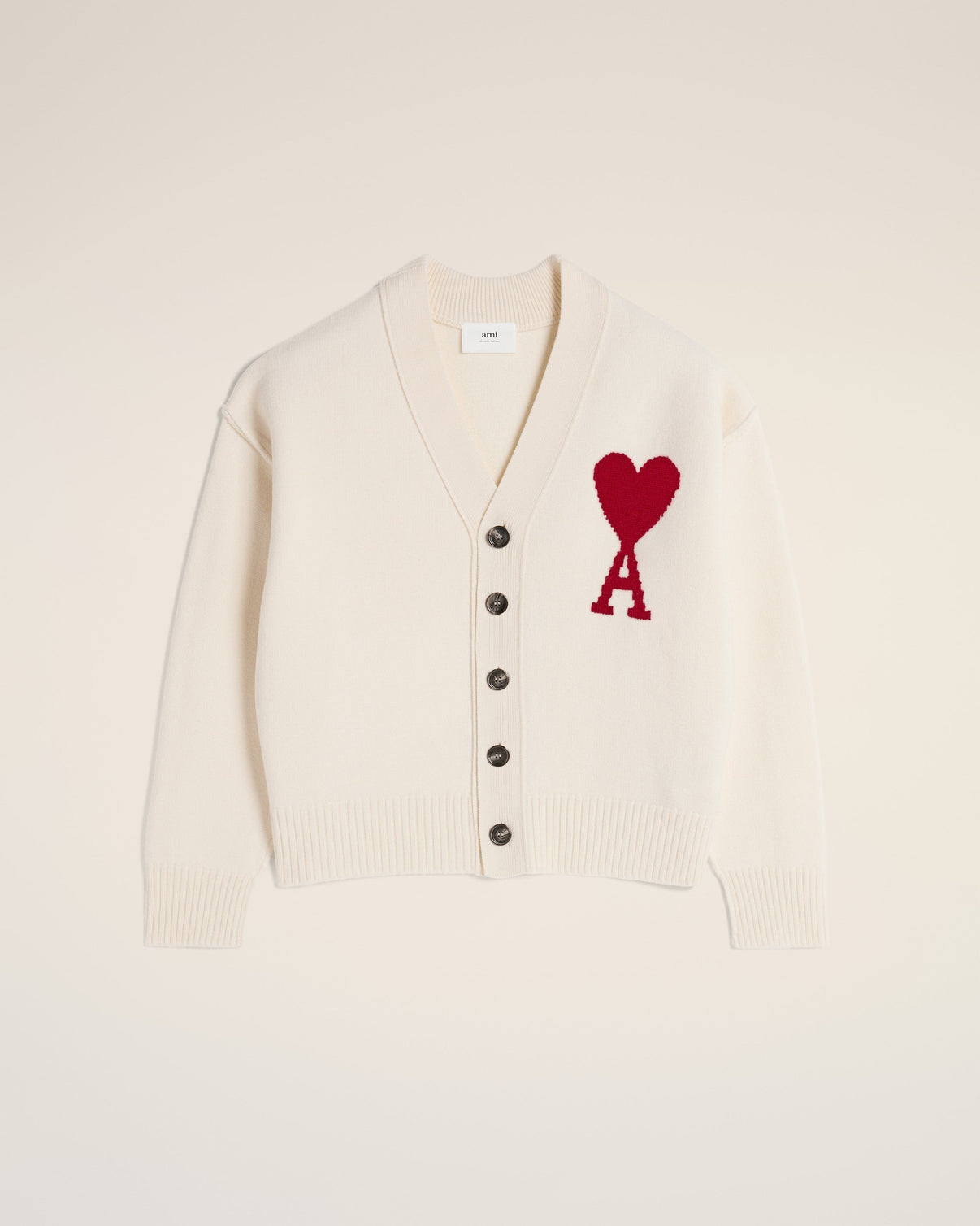 White Wool Cardigan