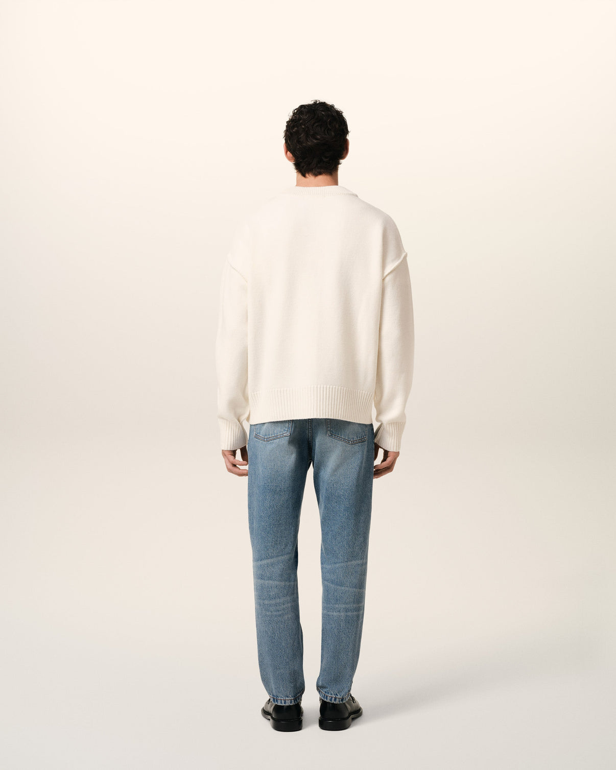 White Wool Cardigan