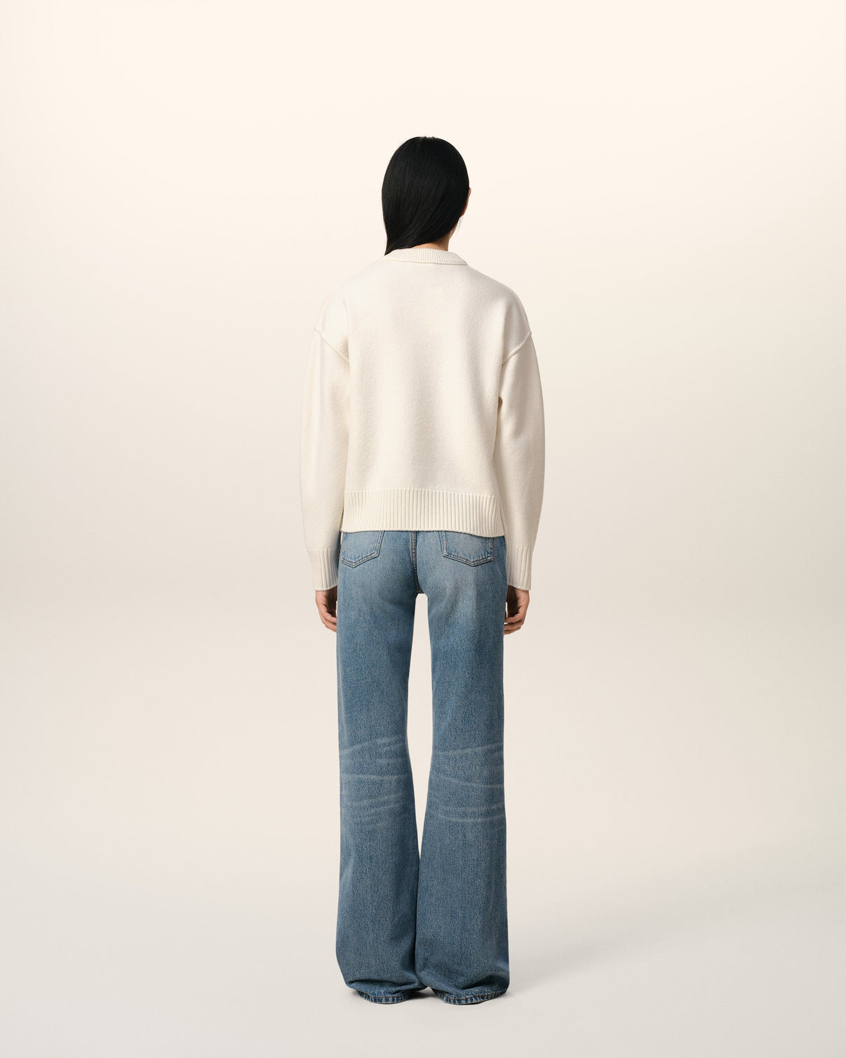 White Wool Sweater