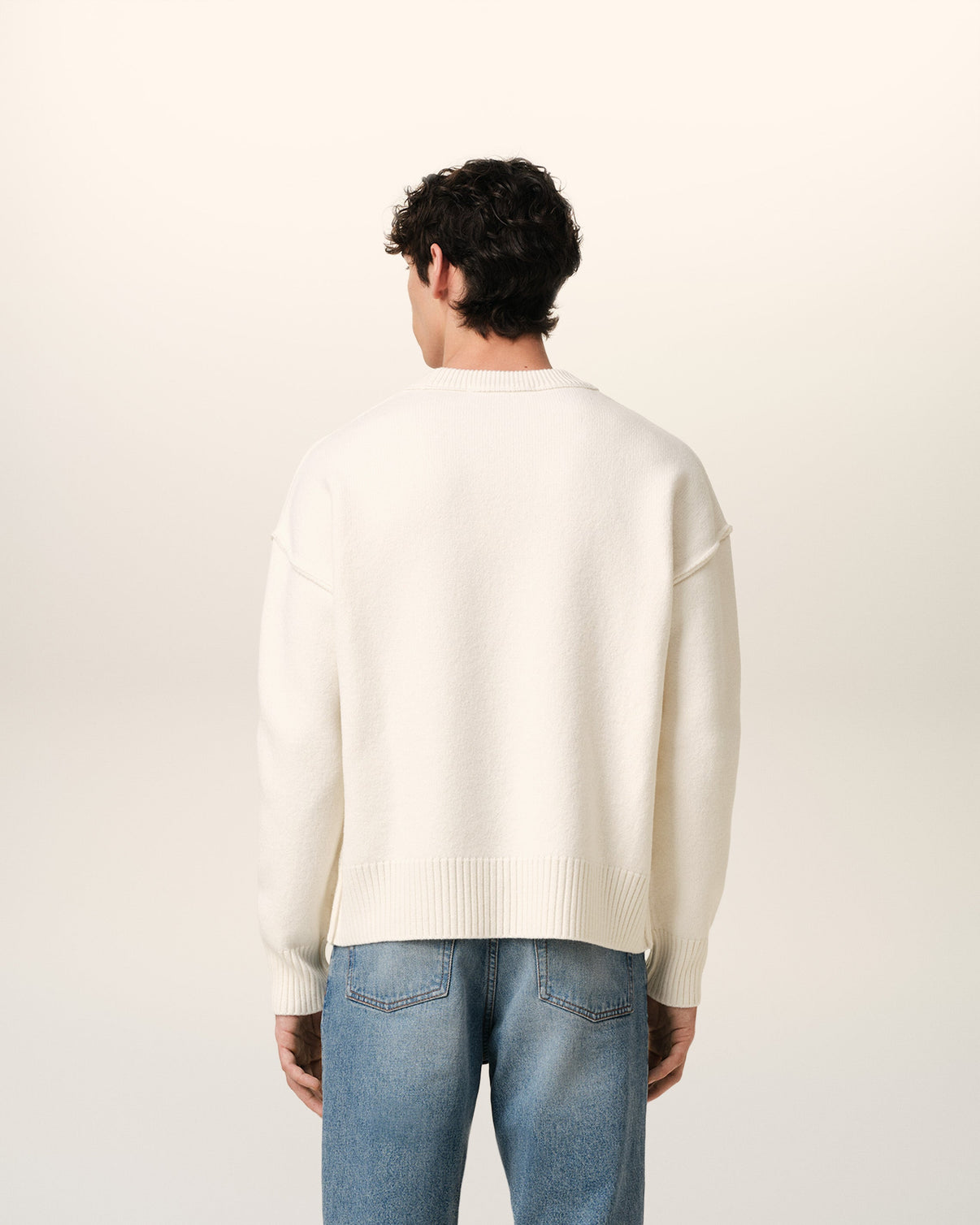 White Wool Sweater